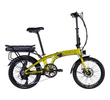 Электровелосипед Dorozhnik 20" eONYX DD рама-11" 36B 12.5А*ч 500Вт горчичный 2025 (ELB-D-20-052)