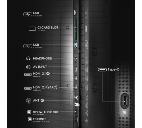 Телевізор Hisense 55U8Q Телевізор Hisense 55U8Q