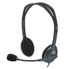 Наушники Logitech H111 Stereo Headset with 1*4pin jack (981-000593)
