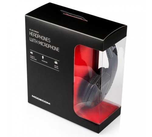 Навушники Modecom MC-823 Ranger Black-Red (S-MC-823-RANGER) Навушники Modecom MC-823 Ranger Black-Red (S-MC-823-RANGER)