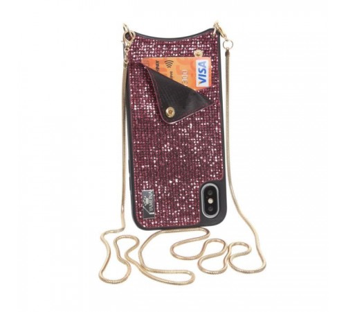 Чохол до мобільного телефона BeCover Glitter Wallet Apple iPhone X/Xs Pink (703619) (703619) Чохол до мобільного телефона BeCover Glitter Wallet Apple iPhone X/Xs Pink (703619) (703619)