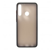 Чохол до мобільного телефона Dengos Matt Huawei Y6P, black (DG-TPU-MATT-54) (DG-TPU-MATT-54)