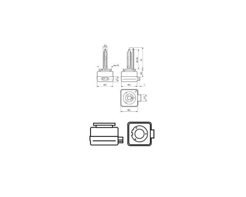 Автолампа Philips ксенонова (85415 WHV2 C1) Автолампа Philips ксенонова (85415 WHV2 C1)