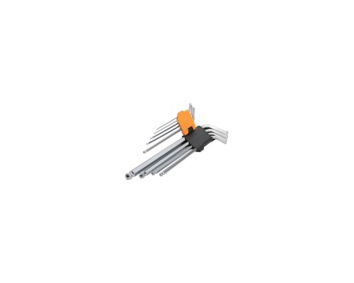 Набор инструментов Tolsen удлиненных ключей Torx с отверстием 9 шт Т10-Т50 (20057) Набор инструментов Tolsen удлиненных ключей Torx с отверстием 9 шт Т10-Т50 (20057)