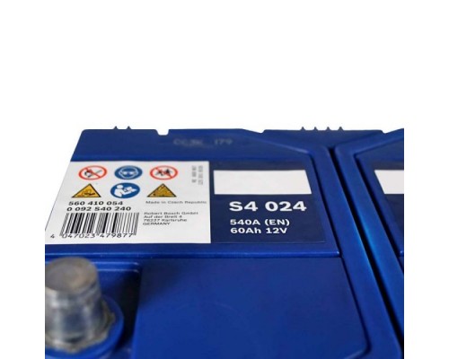 Акумулятор автомобільний Bosch 60А (0 092 S40 240) Акумулятор автомобільний Bosch 60А (0 092 S40 240)