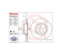 Тормозной диск Brembo 09.N265.21