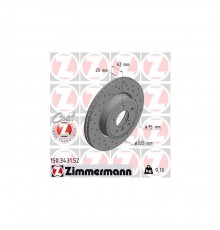 Гальмівний диск ZIMMERMANN 150.3431.52