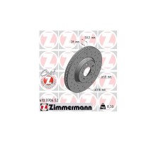 Тормозной диск ZIMMERMANN 610.3706.52