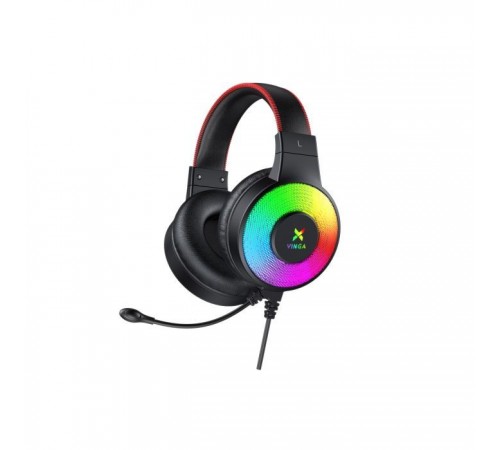 Наушники Vinga HSCU-100 Gaming LED Black (HSCU-100) Наушники Vinga HSCU-100 Gaming LED Black (HSCU-100)