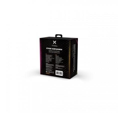 Наушники Vinga HSCU-100 Gaming LED Black (HSCU-100) Наушники Vinga HSCU-100 Gaming LED Black (HSCU-100)