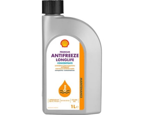 Антифриз Shell Premium LL 1л (конц. G12+ черв.) (3475) Антифриз Shell Premium LL 1л (конц. G12+ черв.) (3475)