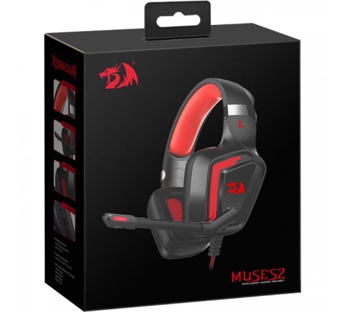 Навушники Redragon Muses 2 USB Black-Red (77909) Навушники Redragon Muses 2 USB Black-Red (77909)