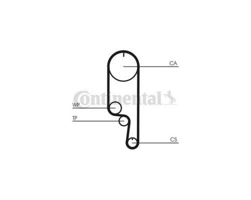 Ремінь ГРМ CONTITECH CT1008 Ремінь ГРМ CONTITECH CT1008