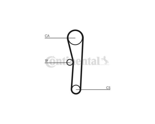 Ремінь ГРМ CONTITECH CT1008 Ремінь ГРМ CONTITECH CT1008