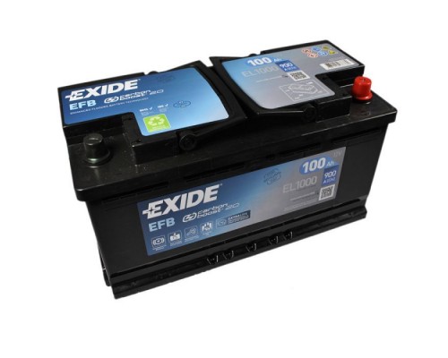 Акумулятор автомобільний EXIDE START-STOP EFB 100A (EL1000) Акумулятор автомобільний EXIDE START-STOP EFB 100A (EL1000)