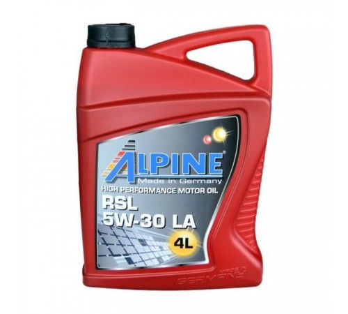Моторна олива Alpine 5W-30 RSL 4л (0305-4) Моторна олива Alpine 5W-30 RSL 4л (0305-4)