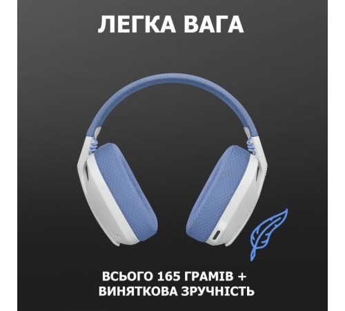 Наушники Logitech G435 Lightspeed Wireless Gaming Headset White (981-001074) Наушники Logitech G435 Lightspeed Wireless Gaming Headset White (981-001074)