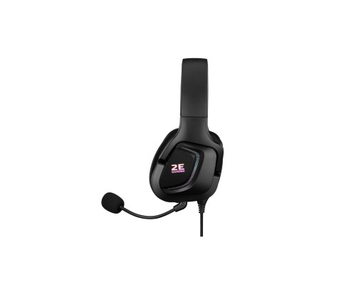 Навушники 2E HG340 RGB 3.5mm Black (2E-HG340BK) Навушники 2E HG340 RGB 3.5mm Black (2E-HG340BK)