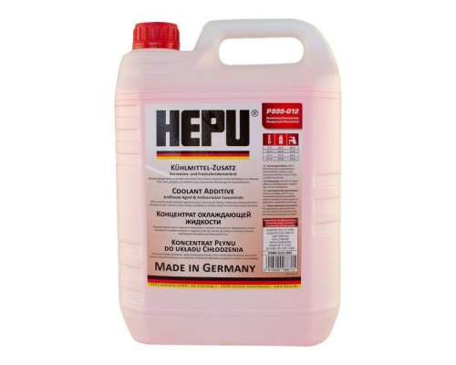 Антифриз HEPU концентрат G12 красный. 5 л. (107297) Антифриз HEPU концентрат G12 красный. 5 л. (107297)