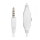 Наушники Gembird MHS-03 White/Red (MHS-03-WTRD)
