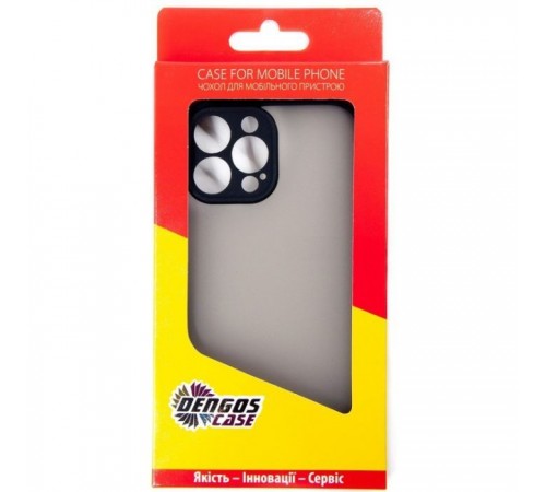Чохол до мобільного телефона Dengos Matte Bng iPhone 13 Pro (black) (DG-TPU-BNG-14) Чохол до мобільного телефона Dengos Matte Bng iPhone 13 Pro (black) (DG-TPU-BNG-14)