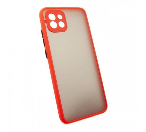 Чохол до мобільного телефона Dengos Matte Samsung Galaxy A03 (red) (DG-TPU-MATT-95) Чохол до мобільного телефона Dengos Matte Samsung Galaxy A03 (red) (DG-TPU-MATT-95)