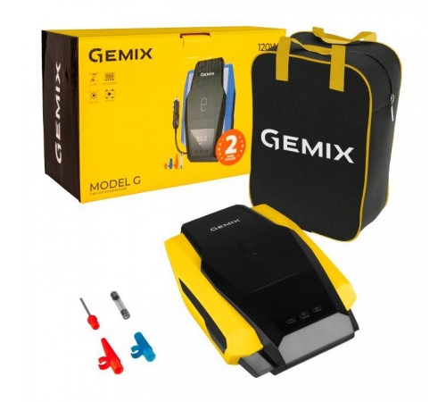 Автомобільний компресор Gemix Model G black/yellow (10700093) Автомобільний компресор Gemix Model G black/yellow (10700093)