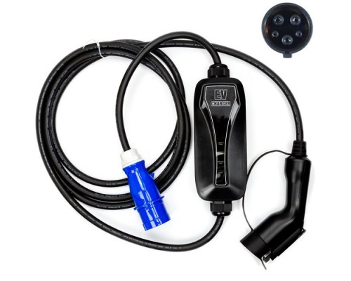 Зарядное устройство для электромобиля HiSmart Type 1-CEE, 6-32A, 7.2кВт, 1 фазное, 5м (EV200030) Зарядное устройство для электромобиля HiSmart Type 1-CEE, 6-32A, 7.2кВт, 1 фазное, 5м (EV200030)