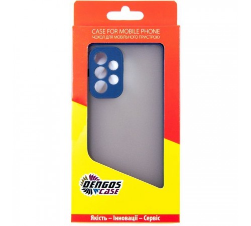 Чохол до мобільного телефона Dengos Matte Samsung Galaxy A53 (blue) (DG-TPU-MATT-101) Чохол до мобільного телефона Dengos Matte Samsung Galaxy A53 (blue) (DG-TPU-MATT-101)