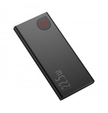Батарея универсальная Baseus Adaman Metal 10000mAh, PD/22.5W, QC/3.0, Lightning (PPAD000001/PPADM10S)