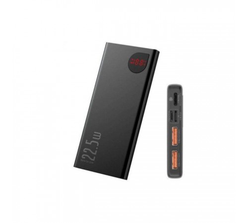 Батарея универсальная Baseus Adaman Metal 10000mAh, PD/22.5W, QC/3.0, Lightning (PPAD000001/PPADM10S) Батарея универсальная Baseus Adaman Metal 10000mAh, PD/22.5W, QC/3.0, Lightning (PPAD000001/PPADM10S)