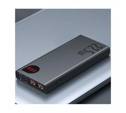 Батарея универсальная Baseus Adaman Metal 10000mAh, PD/22.5W, QC/3.0, Lightning (PPAD000001/PPADM10S) Батарея универсальная Baseus Adaman Metal 10000mAh, PD/22.5W, QC/3.0, Lightning (PPAD000001/PPADM10S)