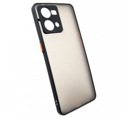 Чохол до мобільного телефона Dengos Matte OPPO Reno 7 (black) (DG-TPU-MATT-111) Чохол до мобільного телефона Dengos Matte OPPO Reno 7 (black) (DG-TPU-MATT-111)