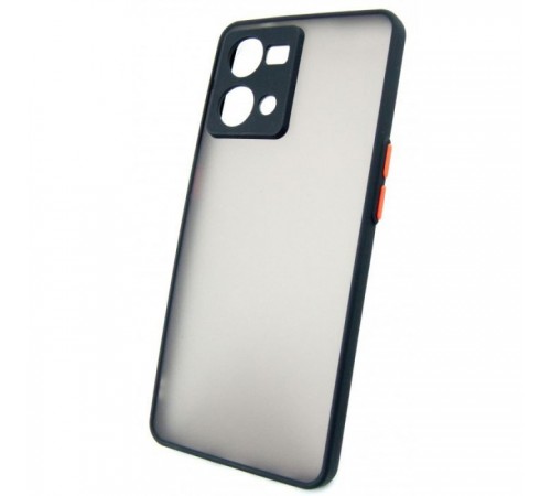 Чохол до мобільного телефона Dengos Matte OPPO Reno 7 (black) (DG-TPU-MATT-111) Чохол до мобільного телефона Dengos Matte OPPO Reno 7 (black) (DG-TPU-MATT-111)