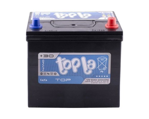 Акумулятор автомобільний Topla 60 Ah/12V Top/Energy Japan Euro (118 860) Акумулятор автомобільний Topla 60 Ah/12V Top/Energy Japan Euro (118 860)