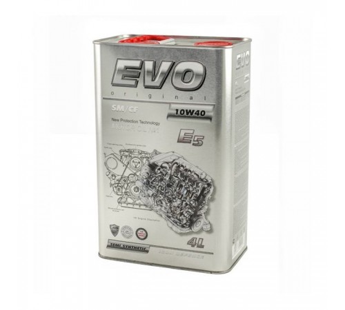 Моторна олива EVO E5 10W-40 SM/CF 4L (E5 4L 10W-40) Моторна олива EVO E5 10W-40 SM/CF 4L (E5 4L 10W-40)