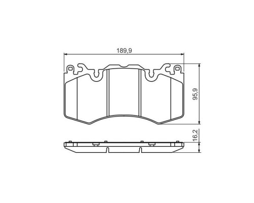 Тормозные колодки Bosch 0 986 494 440 Тормозные колодки Bosch 0 986 494 440
