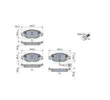 Тормозные колодки Bosch 0 986 494 660