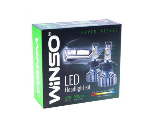 Автолампа WINSO LED H4 12/24V 60Вт 8000Лм. (798400) Автолампа WINSO LED H4 12/24V 60Вт 8000Лм. (798400)