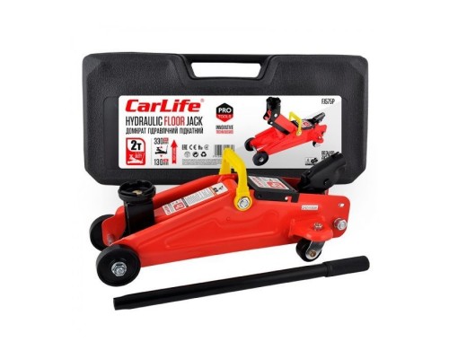 Домкрат CarLife підкатний 2т, 130-330мм (FJ575P) Домкрат CarLife підкатний 2т, 130-330мм (FJ575P)