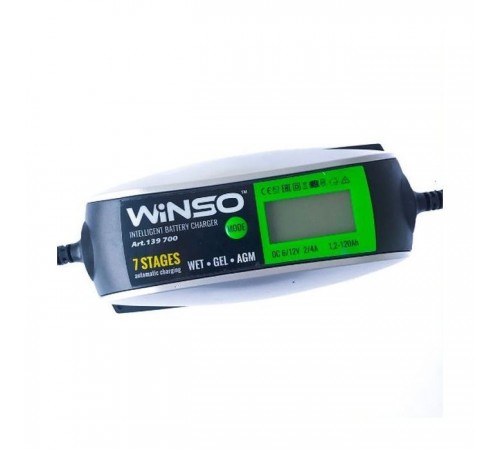 Зарядное устройство для автомобильного аккумулятора WINSO 139700 Зарядное устройство для автомобильного аккумулятора WINSO 139700