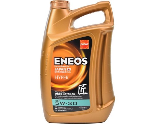 Моторна олива ENEOS HYPER 5W-30 4л (EU0030301N) Моторна олива ENEOS HYPER 5W-30 4л (EU0030301N)