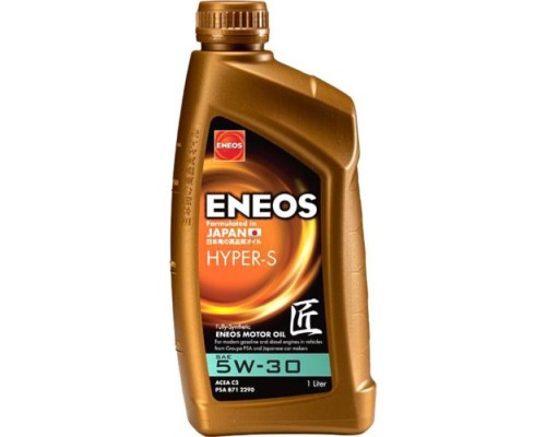 Моторное масло ENEOS HYPER-S 5W-30 1л (EU0034401N) Моторное масло ENEOS HYPER-S 5W-30 1л (EU0034401N)