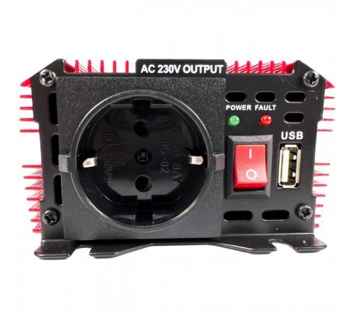 Автомобільний інвертор Bottari DC 12V - AC 230V 600W "POWER-600" (30200-IS) Автомобільний інвертор Bottari DC 12V - AC 230V 600W "POWER-600" (30200-IS)