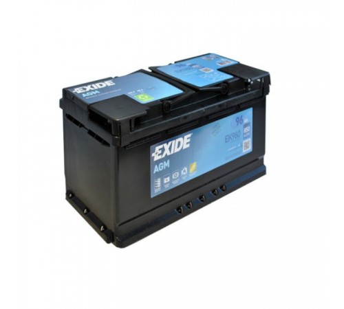 Акумулятор автомобільний EXIDE START-STOP AGM 96Ah Ев (-/+) (EK960) Акумулятор автомобільний EXIDE START-STOP AGM 96Ah Ев (-/+) (EK960)