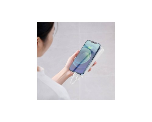Батарея универсальная Baseus Bipow 20000mAh, 15W, USB-C/3A, 2*USB-A/3A(max.), +cable, white (PPBD050102) Батарея универсальная Baseus Bipow 20000mAh, 15W, USB-C/3A, 2*USB-A/3A(max.), +cable, white (PPBD050102)
