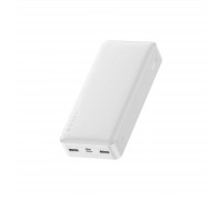 Батарея универсальная Baseus Bipow 20000mAh, 15W, USB-C/3A, 2*USB-A/3A(max.), +cable, white (PPBD050102)