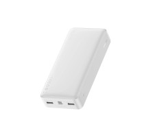 Батарея универсальная Baseus Bipow 20000mAh, 15W, USB-C/3A, 2*USB-A/3A(max.), +cable, white (PPBD050102)