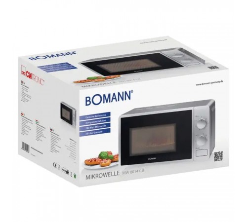 Микроволновая печь Bomann MW 6014 CB silver (MW6014CB silver) Микроволновая печь Bomann MW 6014 CB silver (MW6014CB silver)