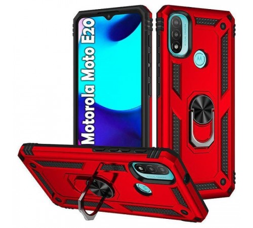 Чохол до мобільного телефона BeCover Military Motorola Moto E20 Red (708835) Чохол до мобільного телефона BeCover Military Motorola Moto E20 Red (708835)